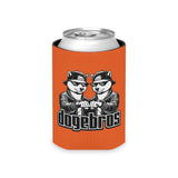 DOGEBROS Funny Can Cooler, Dog-Themed Party Favors, Perfect for BBQs, Tailgates, Gifts for Dog Lovers, Unique Drink Holder - ORANGE