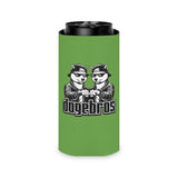 DOGEBROS Funny Can Cooler, Dog-Themed Party Favors, Perfect for BBQs, Tailgates, Gifts for Dog Lovers, Unique Drink Holder - GREEN