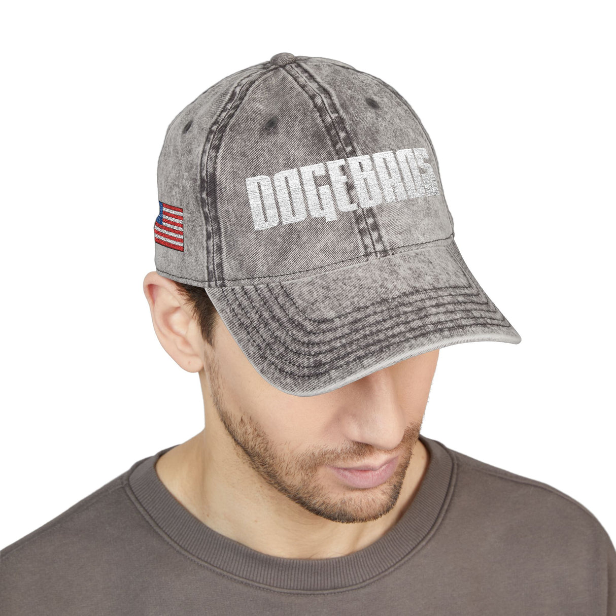 DOGEBROS "ORIGINAL USA" Vintage Embroidered Cap | Casual Style Hat for Dog Lovers, Unisex Gift, Summer Accessory, Trendy Headwear