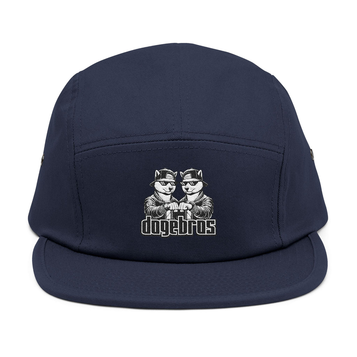 DOGEBROS "TRENDY" 5-Panel Cap, Embroidered Hat, Casual Streetwear, Gift for Dog Lovers, Summer Accessory