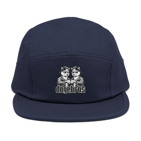 DOGEBROS "TRENDY" 5-Panel Cap, Embroidered Hat, Casual Streetwear, Gift for Dog Lovers, Summer Accessory