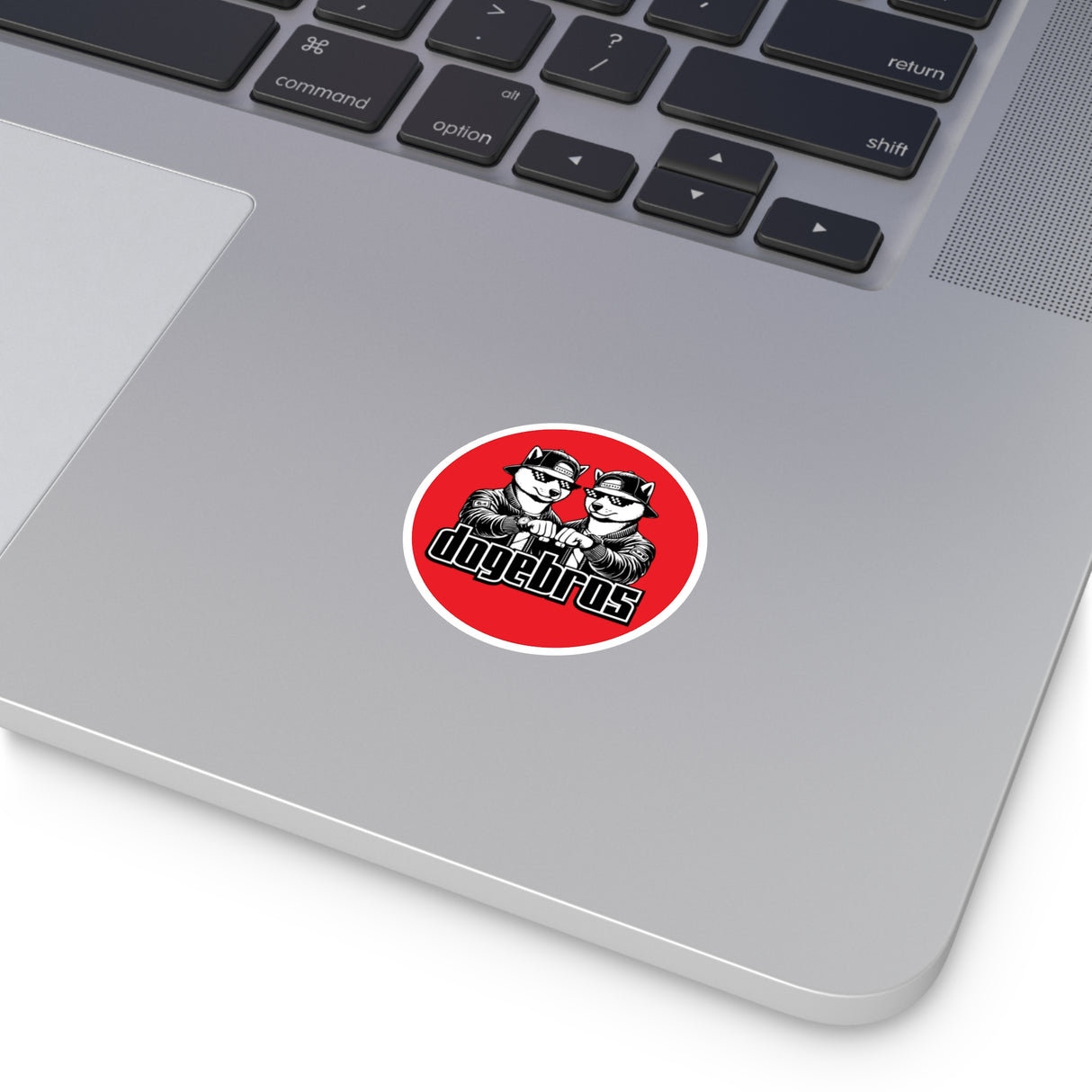 DOGEBROS "COOL ROUND" Stickers | Fun Laptop Decals, Unique Party Favors, Trendy Car Stickers, Gift for Dog Lovers