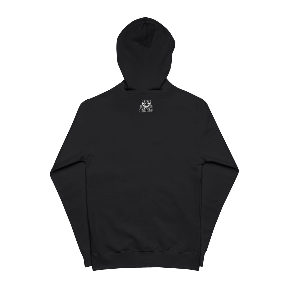 DOGEBROS "LET'S PLAY" Stylish Unisex Fleece Zip Up Hoodie - Cozy Casual Wear, Perfect for Everyday, Gifts, Trendy Layering, Great for Fall & Winter!
