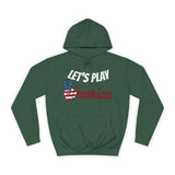 DOGEBROS "LET'S PLAY" Unisex College Hoodie with Vintage Americana Design | Cozy Casual Wear for College Students, Gift for Easter, 4th of July, Proud [...]