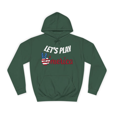 DOGEBROS "LET'S PLAY" Unisex College Hoodie with Vintage Americana Design | Cozy Casual Wear for College Students, Gift for Easter, 4th of July, Proud [...]