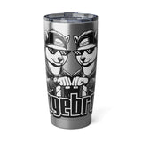 DOGEBROS Premium Vagabond Cool Vibes 20oz Tumbler | Stylish Travel Mug, Hipster Drinkware, Gift for Travelers, Summer BBQ, Personalized Coffee Cup