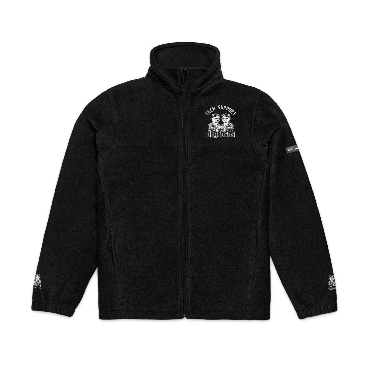 DOGEBROS "TECH SUPPORT" Cozy Unisex Fleece Jacket, Embroidered outdoor fleece, Warm winter apparel, Gift for adventurers, Casual fleece layering, Perfect for [...]