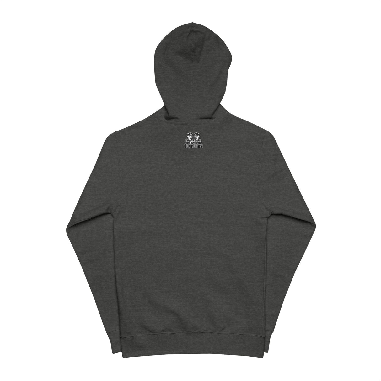DOGEBROS "LET'S PLAY" Stylish Unisex Fleece Zip Up Hoodie - Cozy Casual Wear, Perfect for Everyday, Gifts, Trendy Layering, Great for Fall & Winter!