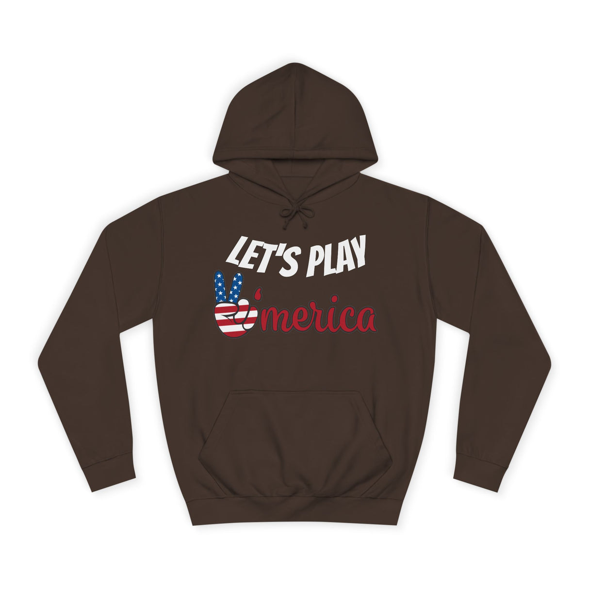 DOGEBROS "LET'S PLAY" Unisex College Hoodie with Vintage Americana Design | Cozy Casual Wear for College Students, Gift for Easter, 4th of July, Proud [...]