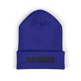 DOGEBROS Stylish Embroidered Beanie for Trendsetters, Cozy Winter Hat, Perfect Gift for DOGEBROS Fans, Unique Fashion Accessory, Unisex Headwear