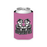 DOGEBROS Funny Can Cooler, Dog-Themed Party Favors, Perfect for BBQs, Tailgates, Gifts for Dog Lovers, Unique Drink Holder - LIGHT PINK