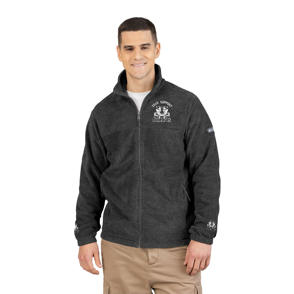 DOGEBROS "TECH SUPPORT" Cozy Unisex Fleece Jacket, Embroidered outdoor fleece, Warm winter apparel, Gift for adventurers, Casual fleece layering, Perfect for [...]