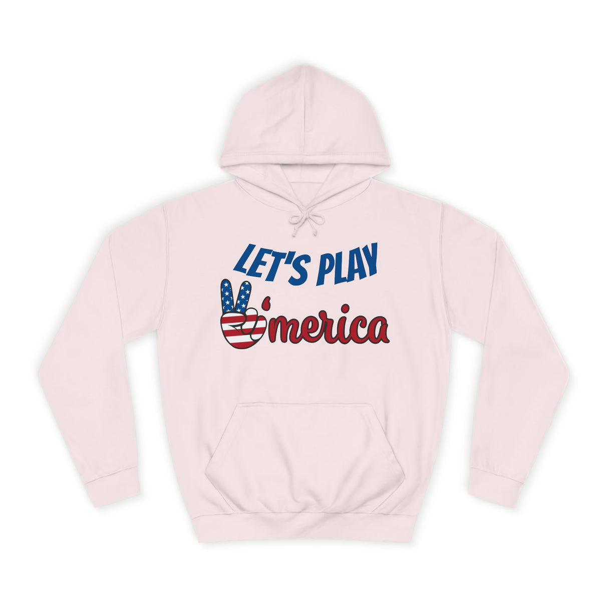DOGEBROS "LET'S PLAY" Unisex College Hoodie with Vintage Americana Design | Cozy Casual Wear for College Students, Gift for Easter, 4th of July, Proud [...]
