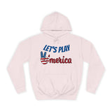 DOGEBROS "LET'S PLAY" Unisex College Hoodie with Vintage Americana Design | Cozy Casual Wear for College Students, Gift for Easter, 4th of July, Proud [...]