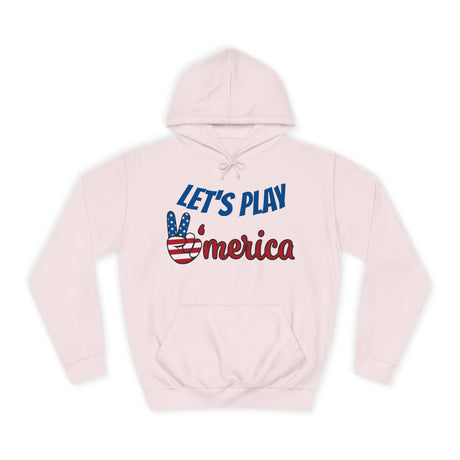 DOGEBROS "LET'S PLAY" Unisex College Hoodie with Vintage Americana Design | Cozy Casual Wear for College Students, Gift for Easter, 4th of July, Proud [...]