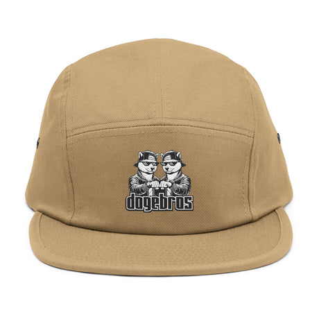 DOGEBROS "TRENDY" 5-Panel Cap, Embroidered Hat, Casual Streetwear, Gift for Dog Lovers, Summer Accessory