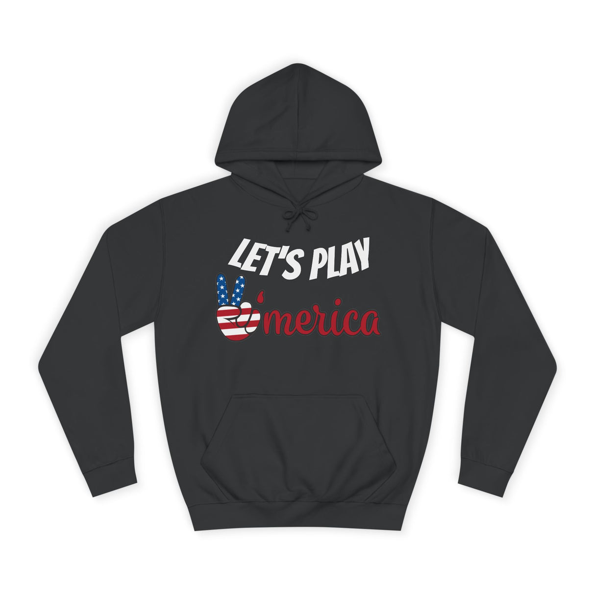 DOGEBROS "LET'S PLAY" Unisex College Hoodie with Vintage Americana Design | Cozy Casual Wear for College Students, Gift for Easter, 4th of July, Proud [...]