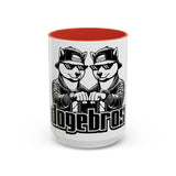 DOGEBROS Coffee Mug, Funny Dog Mug, Gift for Dog Lovers, Unique Cat Mug, Cool Pet Lover Cup, Black Handle Ceramic Mug