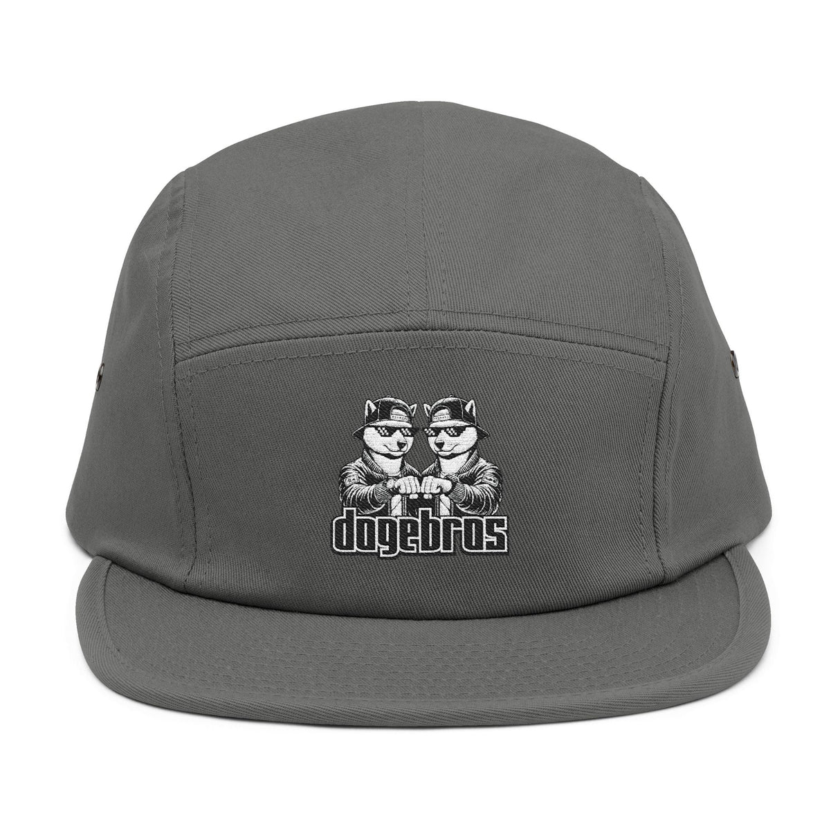 DOGEBROS "TRENDY" 5-Panel Cap, Embroidered Hat, Casual Streetwear, Gift for Dog Lovers, Summer Accessory