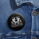 DOGEBROS Pin Buttons, Fun Badges for Gifts, Stylish Friends Accessories, Collectible Pins, Unique Party Favors - BLACK