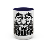 DOGEBROS Coffee Mug, Funny Dog Mug, Gift for Dog Lovers, Unique Cat Mug, Cool Pet Lover Cup, Black Handle Ceramic Mug