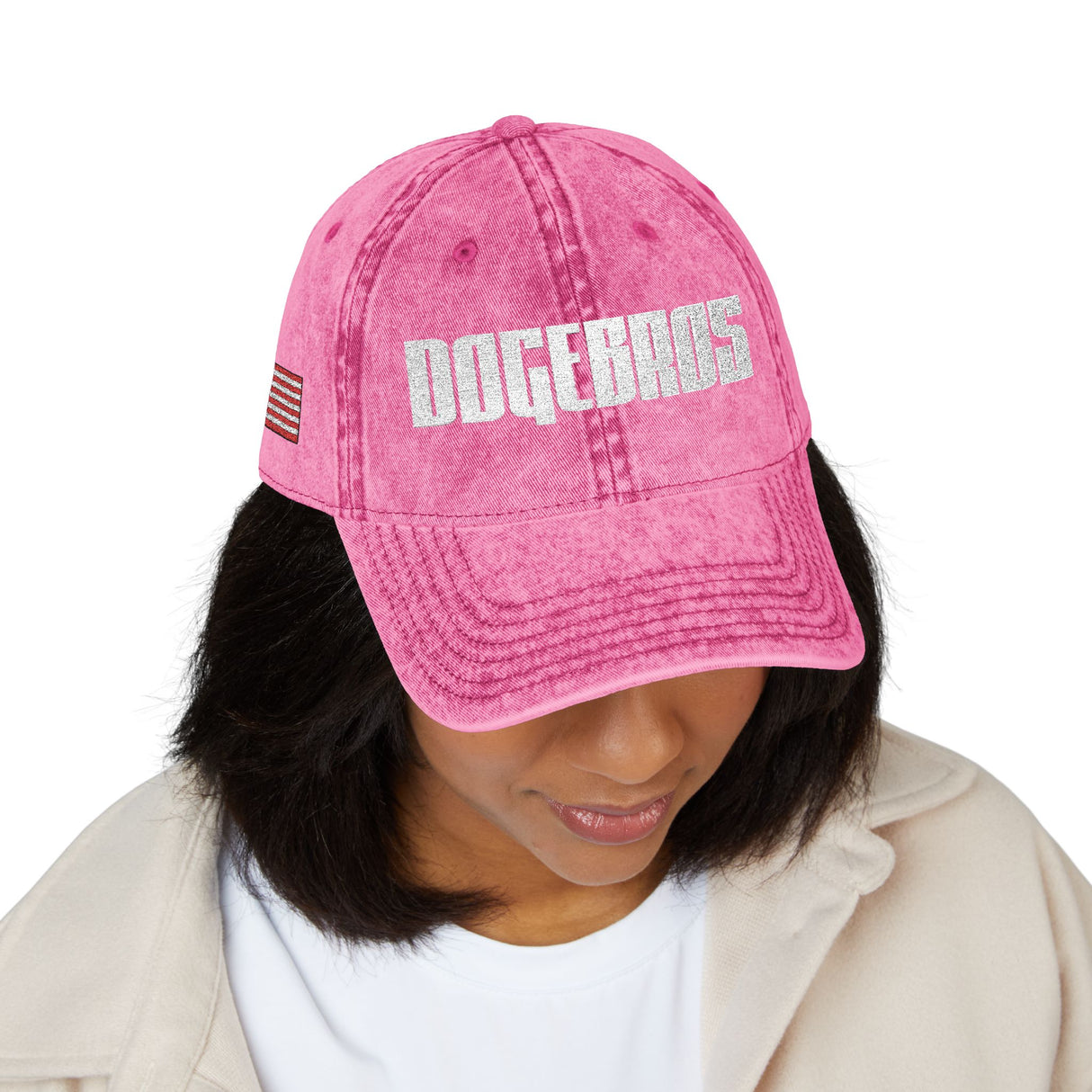 DOGEBROS "ORIGINAL USA" Vintage Embroidered Cap | Casual Style Hat for Dog Lovers, Unisex Gift, Summer Accessory, Trendy Headwear