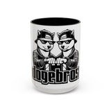 DOGEBROS Coffee Mug, Funny Dog Mug, Gift for Dog Lovers, Unique Cat Mug, Cool Pet Lover Cup, Black Handle Ceramic Mug