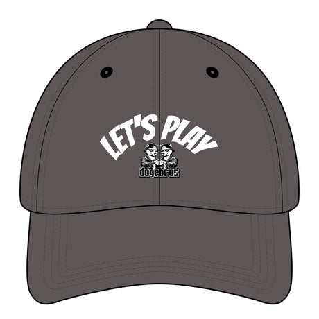 DOGEBROS "LET'S PLAY" Relaxed Classic Cap  | Fun Accessory, Streetwear Fashion, Gift for all, Casual Headwear