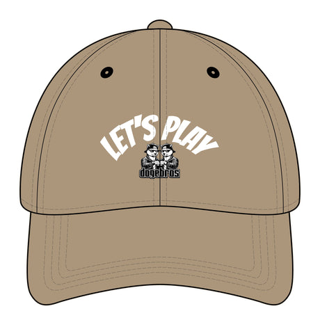 DOGEBROS "LET'S PLAY" Relaxed Classic Cap  | Fun Accessory, Streetwear Fashion, Gift for all, Casual Headwear