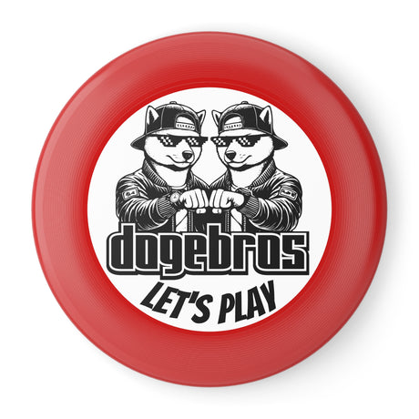 DOGEBROS "LET'S PLAY" Frisbee: Fun Outdoor Games for All, Perfect Gift for Dog Lovers, Summer Parties, Family Gatherings, Play Outdoors