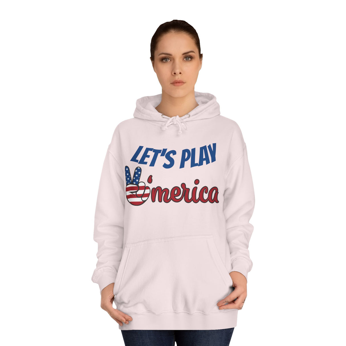 DOGEBROS "LET'S PLAY" Unisex College Hoodie with Vintage Americana Design | Cozy Casual Wear for College Students, Gift for Easter, 4th of July, Proud [...]
