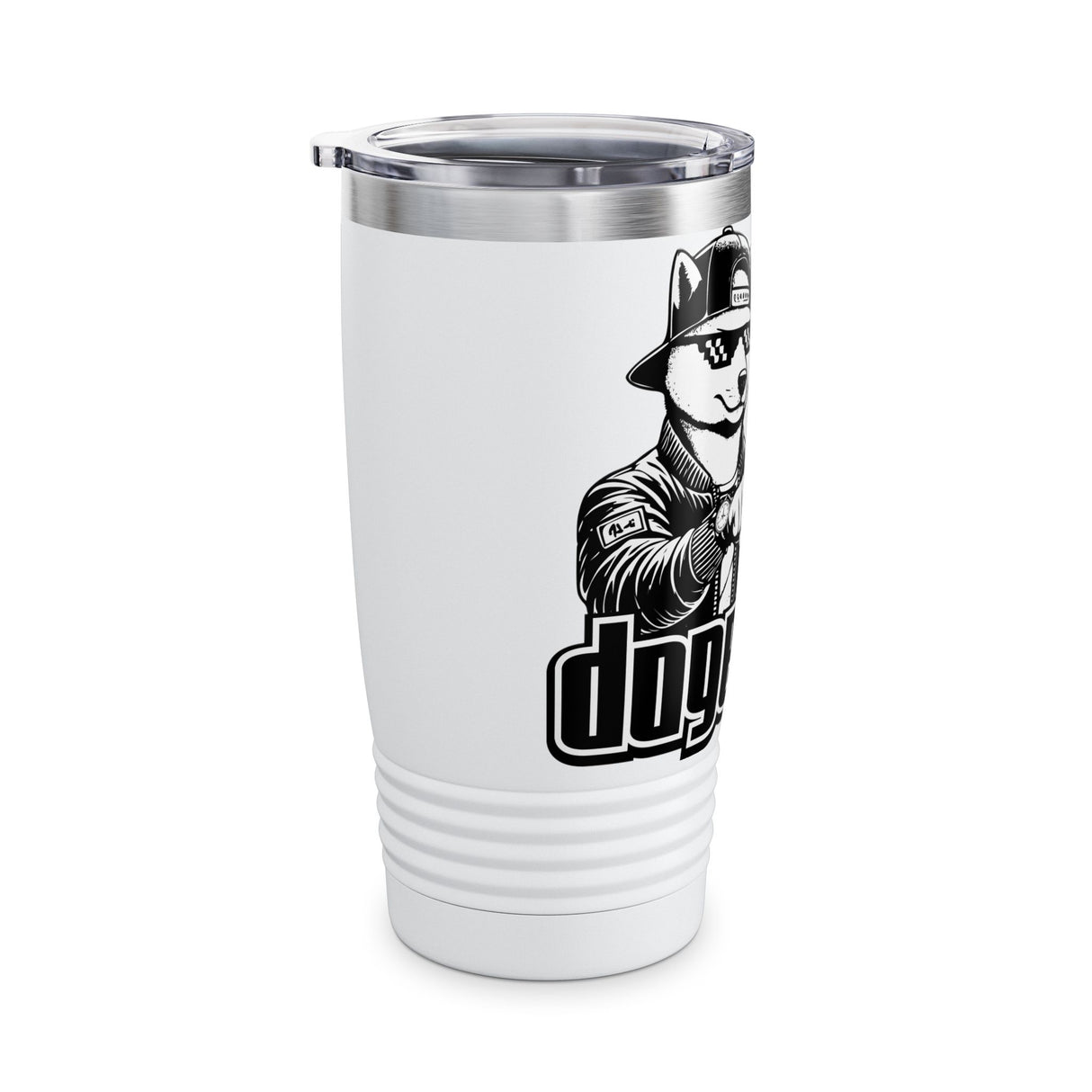 DOGEBROS "COOL" Ringneck Tumbler, 20oz - Perfect Gift for Dog Lovers, Travel Mug, Insulated Drinkware, Unique Coffee Cup, Funny Pet-Themed