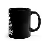 DOGEBROS Cool Coffee Mug | 11oz Black Cup for Dog Lovers, Gift for Him, Unique Office Mug, Fun Pet Lover Gift, Unique Coffee Cup
