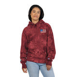 DOGEBROS "ORIGINAL USA" Patriotic Tie-Dye Hoodie | Unisex Champion Sweatshirt, Cozy Outerwear, Gift for Him/Her, Holiday Apparel, Casual Fashion