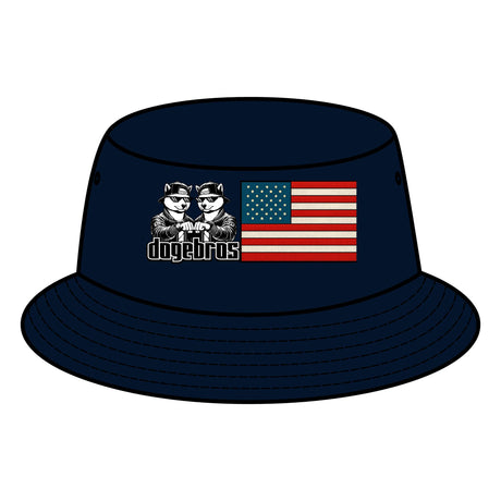 DOGEBROS "ORIGINAL USA" Bucket Hat | Trendy Beachwear, Outdoor Adventure Sun Hat, Unique Gift for Friends, Casual Fashion Accessory