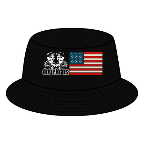 DOGEBROS "ORIGINAL USA" Bucket Hat | Trendy Beachwear, Outdoor Adventure Sun Hat, Unique Gift for Friends, Casual Fashion Accessory