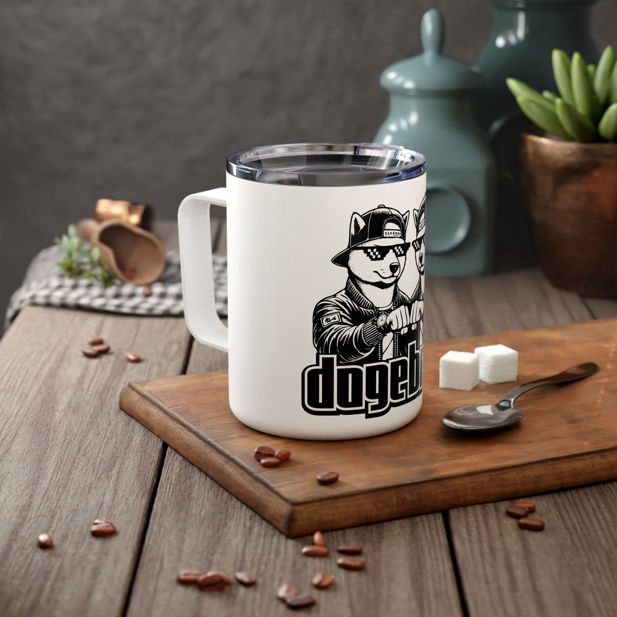 DOGEBROS Insulated Coffee Mug | 10oz Travel Cup, Perfect for Coffee Lovers, Gifts for Dog Lovers, Trendy Style, Unique Beverage [...]