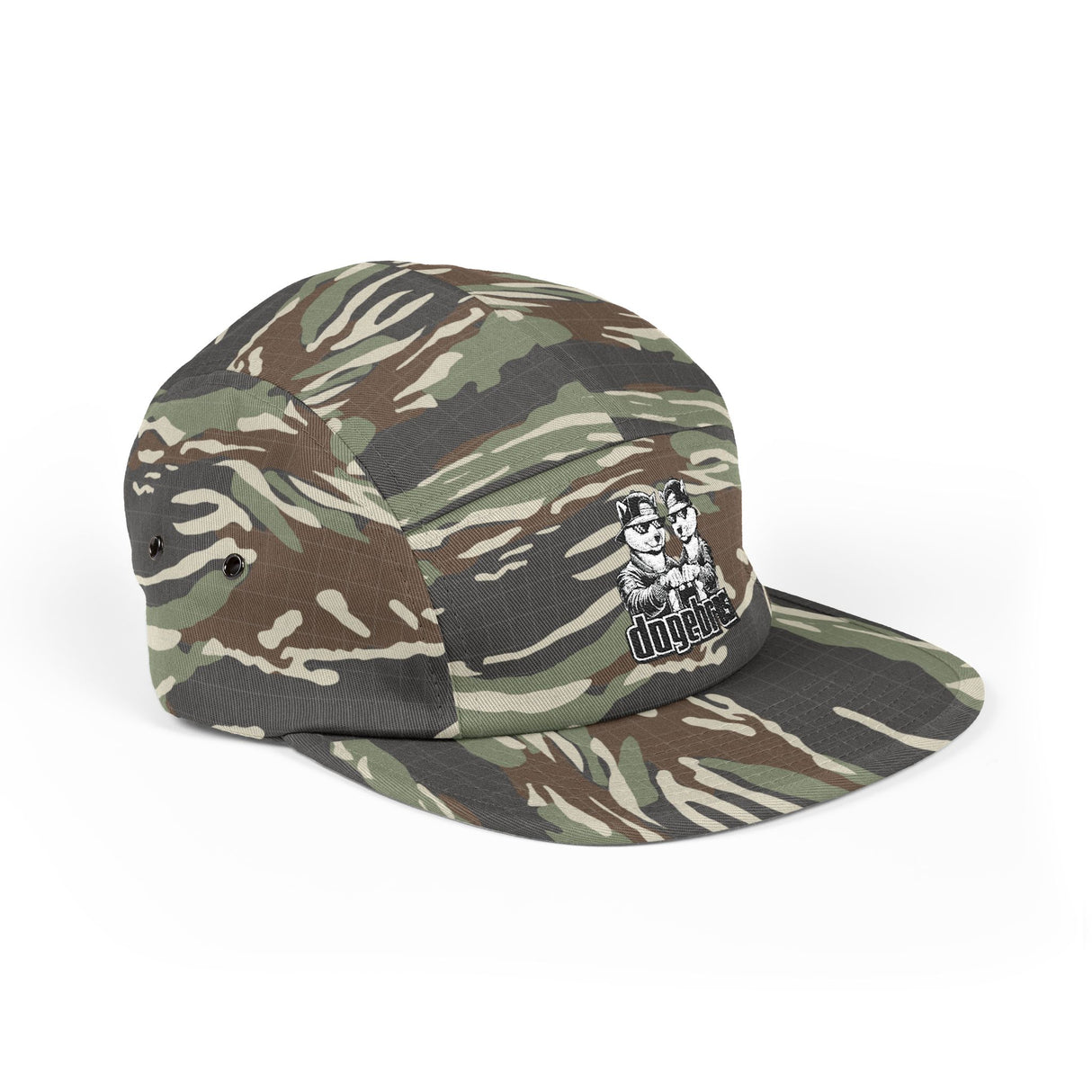 DOGEBROS "TRENDY" 5-Panel Cap, Embroidered Hat, Casual Streetwear, Gift for Dog Lovers, Summer Accessory