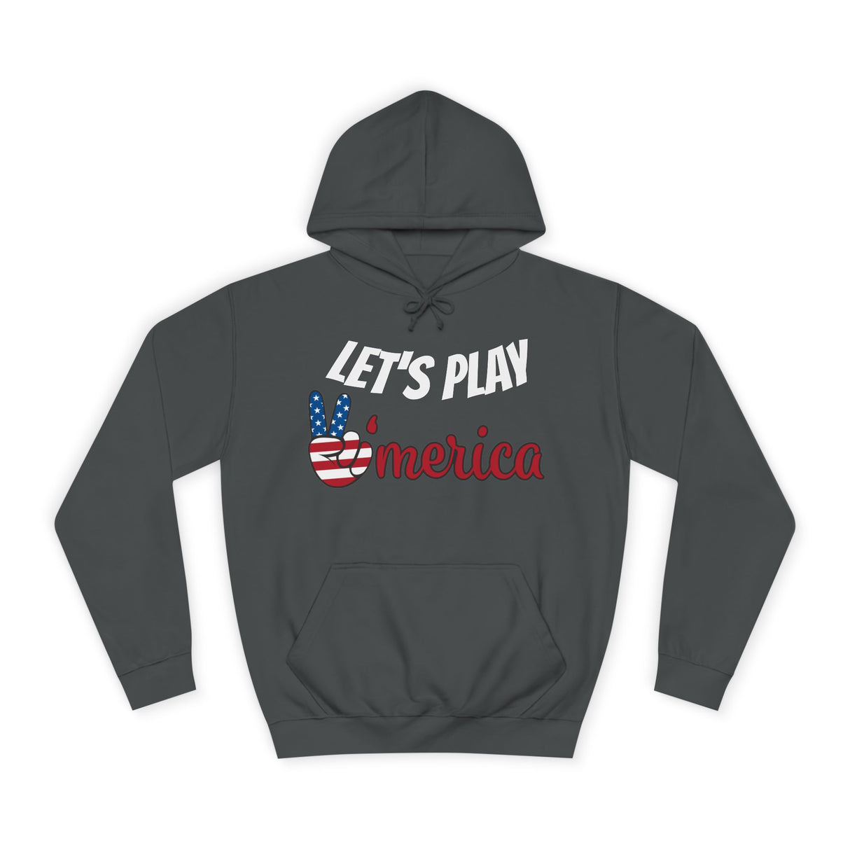 DOGEBROS "LET'S PLAY" Unisex College Hoodie with Vintage Americana Design | Cozy Casual Wear for College Students, Gift for Easter, 4th of July, Proud [...]